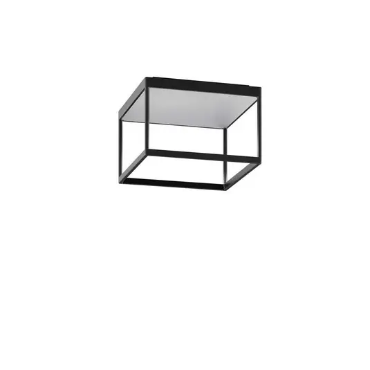 Nur Für Kurze Zeit Reflex 2 LED-Deckenlampe, schwarz/silber - Serien Lighting