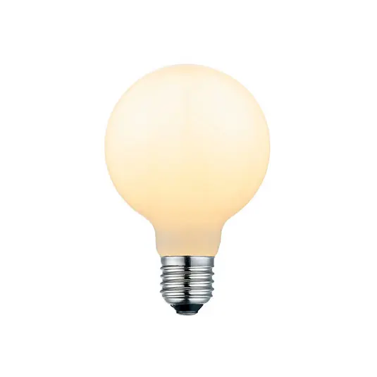 Finale Aktion Leuchtmittel LED 6,5W Mini Globe Ø8 cm Opal Dim E27 - Colors