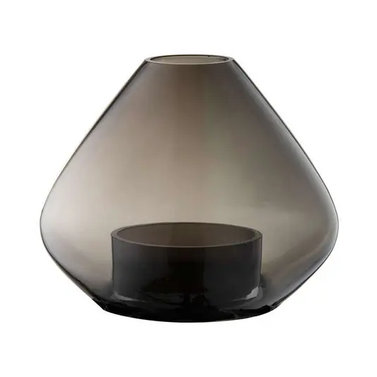 Highlight Uno Laterne/Vase H21 Schwarz - AYTM