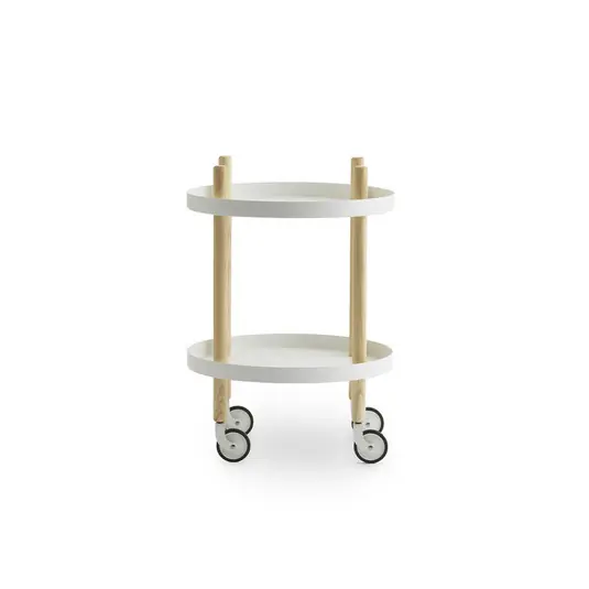 Begrenztes Angebot Block Trolley Ø45 White - Normann Copenhagen