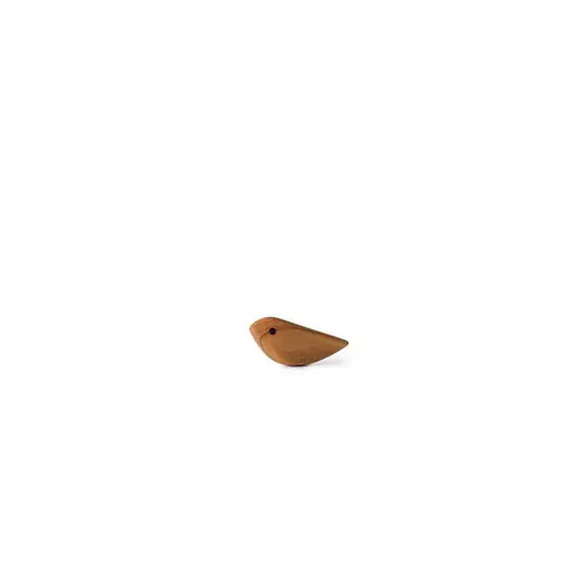 Twirling Bird Small, Teak, Höhe 3,6 cm - Warm Nordic Highlight