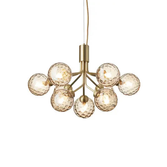 Abverkauf Apiales 9 Kronleuchter, messing/gold, Ø 60cm, 9-flg. - Nuura