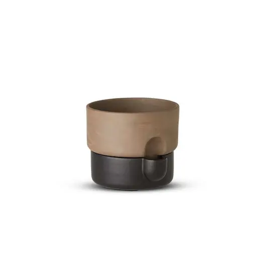 Oasis Flowerpot Medium Black/Brown - Northern Nur Für Kurze Zeit