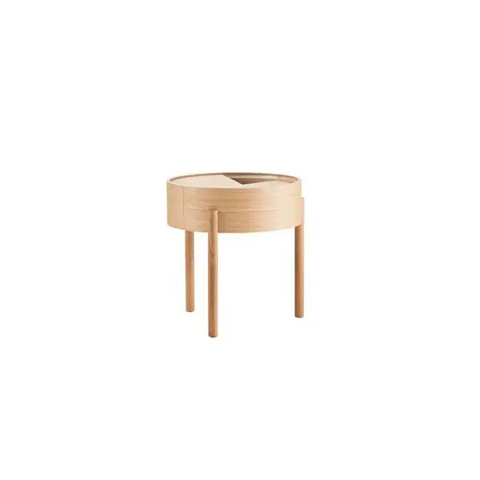 Schnäppchen Arc Beistelltisch Oiled Oak - Woud