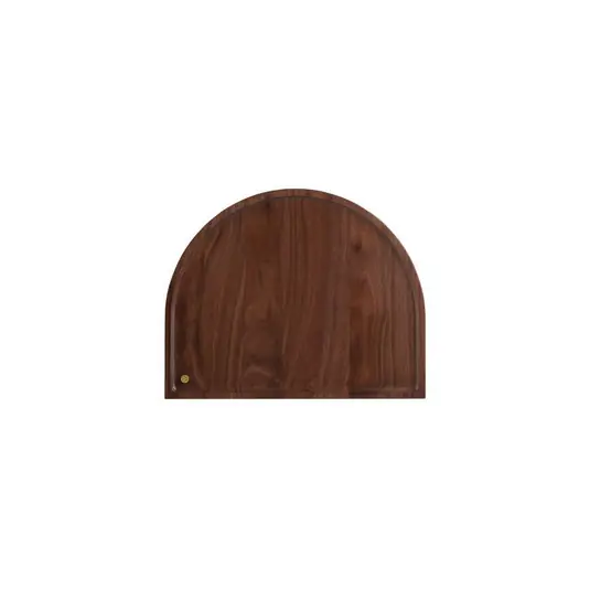 Sessio Tablett Rounded Walnut/Gold - AYTM Aktuell