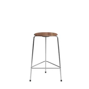 Garantierte Lieferung High Dot™ Counter Stool 3-legs Walnut Veneer - Fritz Hansen