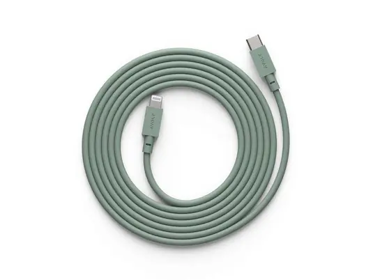 Cable 1 USB-C to Lightning 2m Oak Green - Avolt Nur Heute