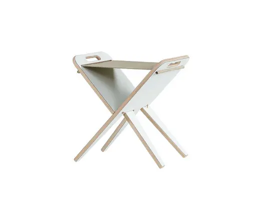 Preisknaller Klaburet Stool White/Linen - Piet Hein