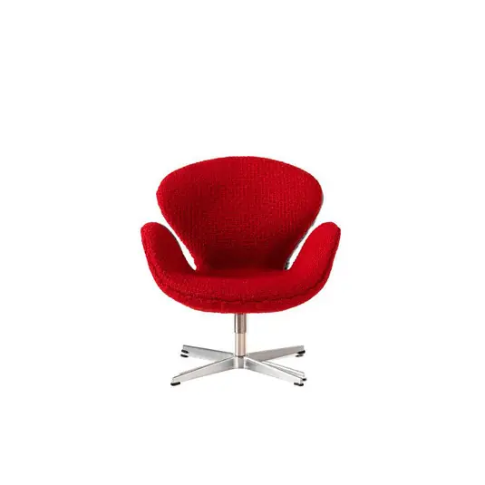 Günstig Swan Deko-Stuhl, rot, Höhe 9 cm - Fritz Hansen