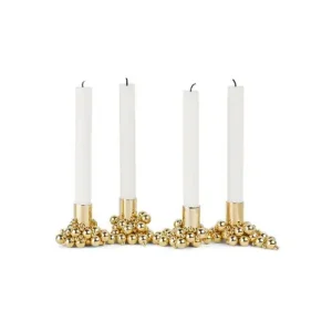 Neuheit Molekyl Candlelight 4 Messing - GEJST