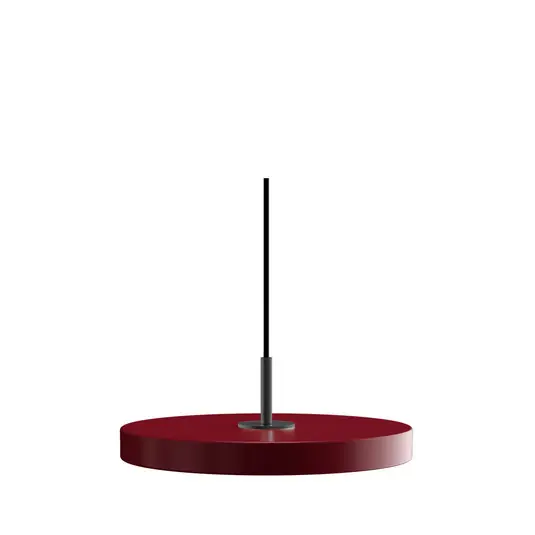 Asteria Plus Pendelleuchte Mini Ruby Red/Black Top - UMAGE Markenprodukt