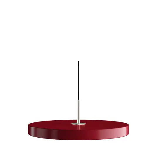 Markenprodukt Asteria Plus Pendelleuchte Medium Ruby Red/Steel Top - UMAGE