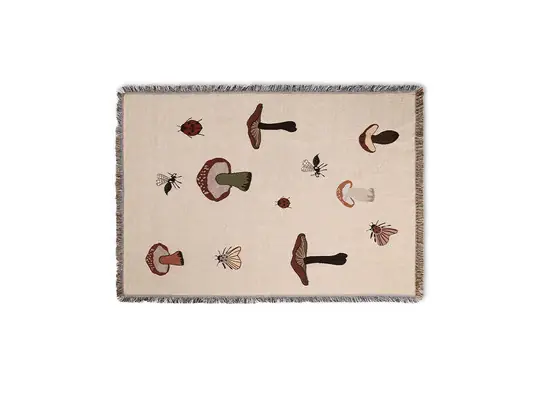 Forest Tapestry Blanket Sand - Ferm Living Günstig