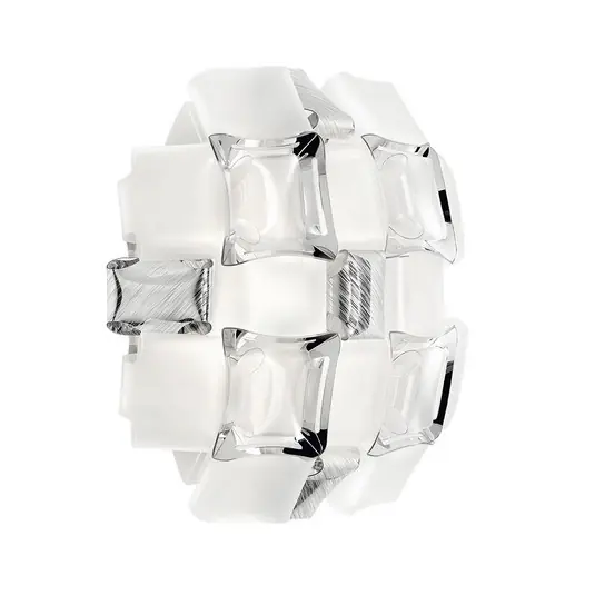 Top-Angebot Mida Applique Wandleuchte White/Platinum - Slamp