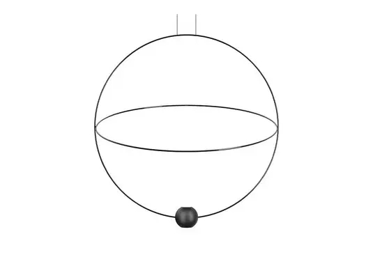 Elara Pendelleuchte Large 2700K Black - Lodes Echt