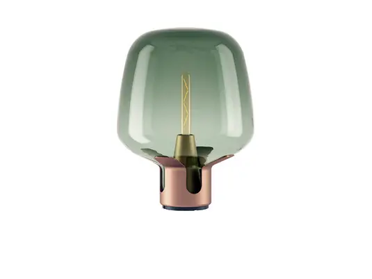 Abverkauf Flar Tischleuchte Medium Terra/Turquoise - Lodes
