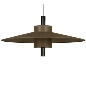 Thésée Pendelleuchte L, dunkelbraun, Ø 95 cm - Forestier Geprüft