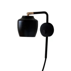 Nola Wandleuchte Schwarz - Cph Lighting Geprüft