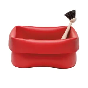 Abwaschschüssel w/Spülbürste Rot/Buche - Normann Copenhagen Beliebt