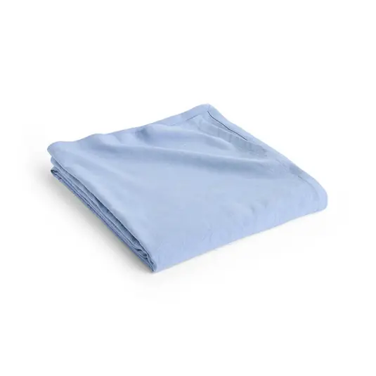 Linen Tagesdecke 240 x 260 Hell Blau - Hay Markenware