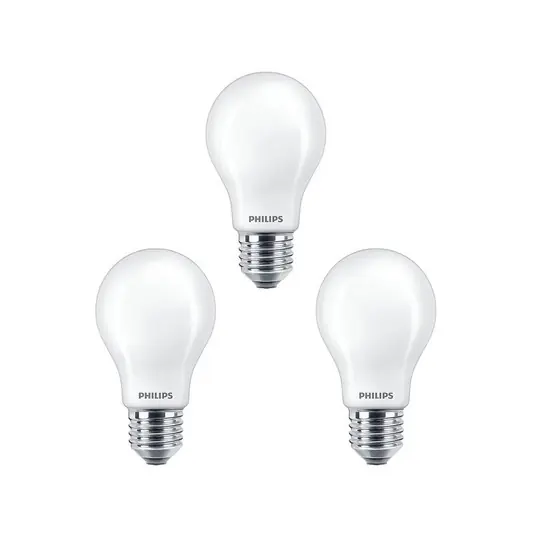 3-pack Leuchtmittel LED 7W Glas (806lm) E27 - Philips Neu Im Sortiment