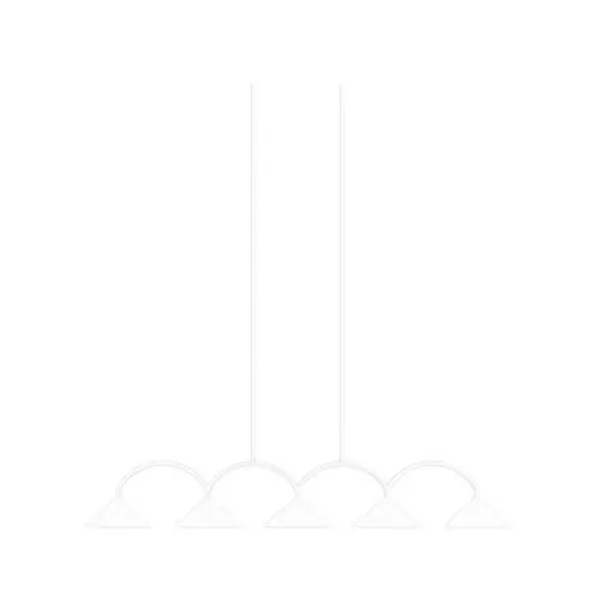 Günstig Curve 5 Pendelleuchte White - Globen Lighting