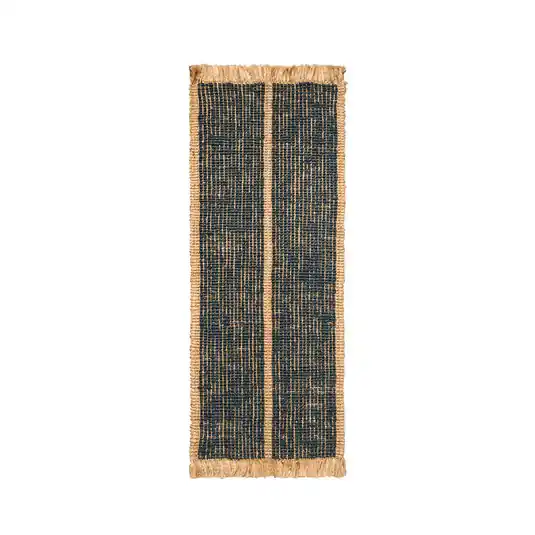 Athens Stripes Teppich 80x200 Natural/Ink Blue - Ferm Living Angebot