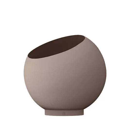 Globe Pflanzentopf Ø37xH32,3 Taupe - AYTM Geprüft