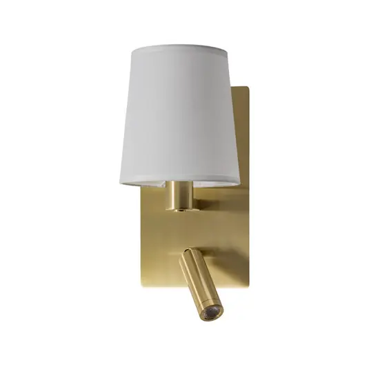 Direktkauf Aiden Wandleuchte White/Brass - Lindby