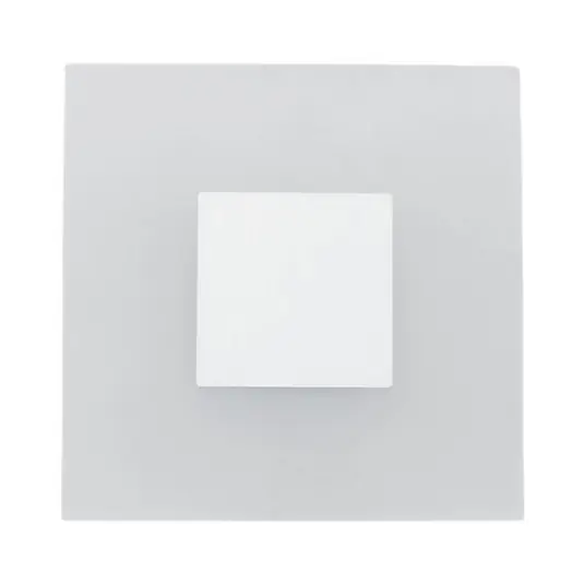 Berlind Wandleuchte Opal/Silver - Lucande Markenware