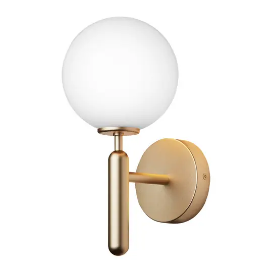 Neu Im Sortiment Miira Wandleuchte Brass/Opal White - Nuura