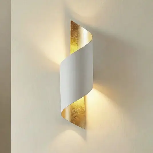 Highlight Vanni Wandleuchte White/Gold - Lindby
