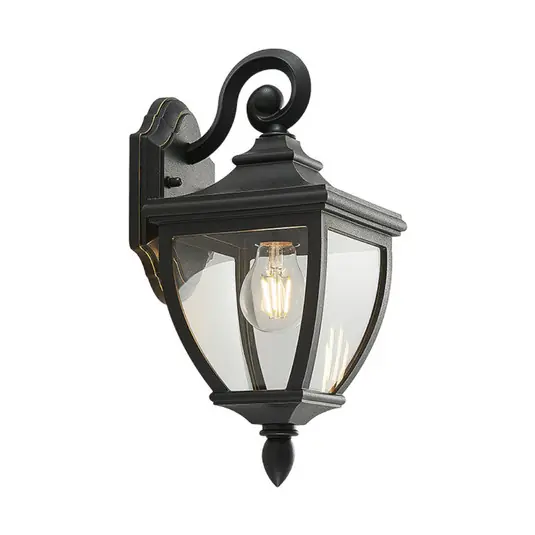 Neue Ware Cerys Außenwandleuchte Black - Lindby