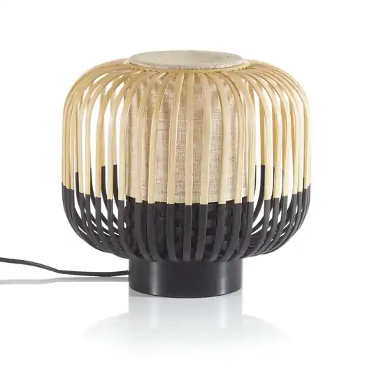 Letzte Chance Bamboo Tischleuchte S Black - Forestier