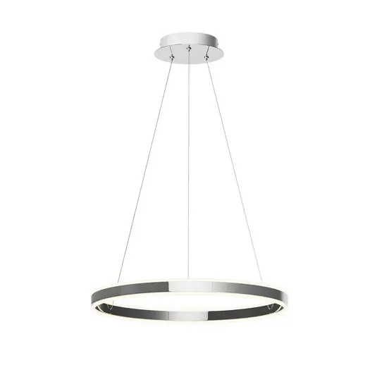 Lyani Pendelleuchte Ø60 Chrome/White - Lucande Billig