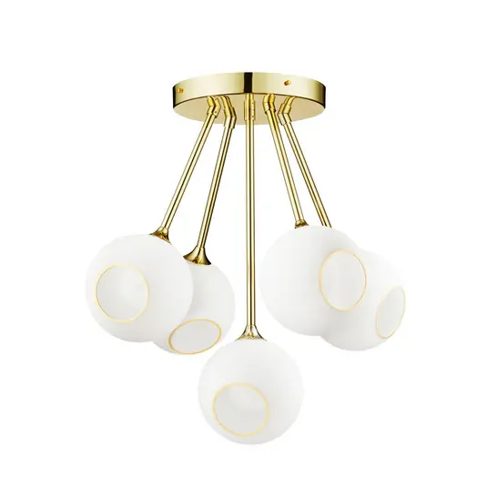 Ballroom Molecule Deckenlampe weiß, 5-flammig - Design By Us Preisreduziert