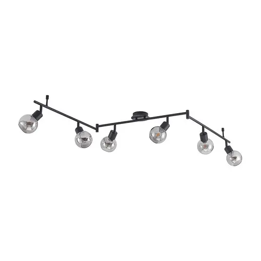 Sonderangebot Eridia 6 Deckenleuchte Black - Lindby