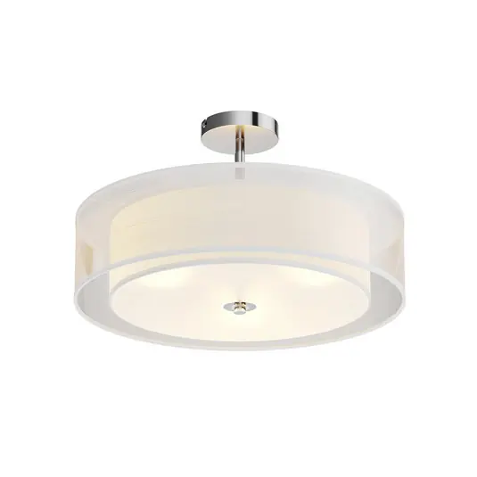 Kracherpreis Pikka Deckenleuchte White/Chrom - Lindby