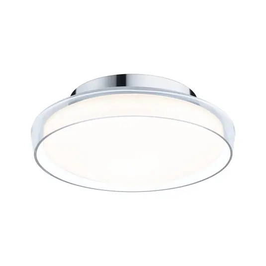Jetzt Kaufen Luena LED Deckenlampe, IP44, chrom, Ø 25 cm - Paulmann