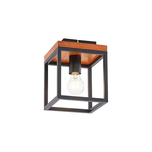 Miravi Deckenleuchte Wood/Black - Lindby Neu