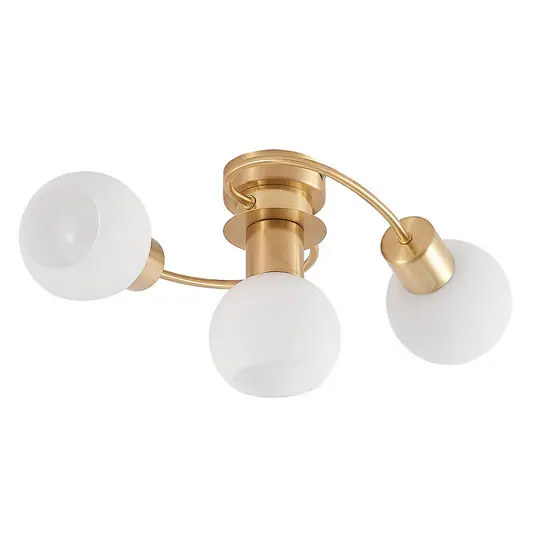 Beliebt Ciala 3 Deckenleuchte Brass/Opal - Lindby