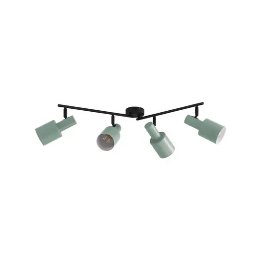 Top-Angebot Ovelia 4 Deckenleuchte Green/Black - Lindby