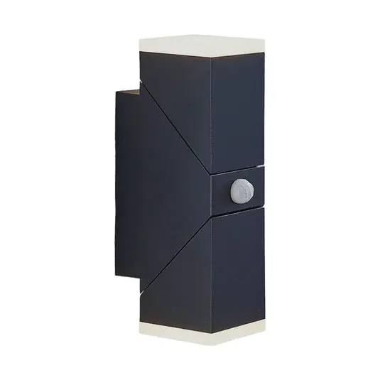 Sally Außenwandleuchte w/Sensor Dark Grey/White - Lindby Top-Angebot