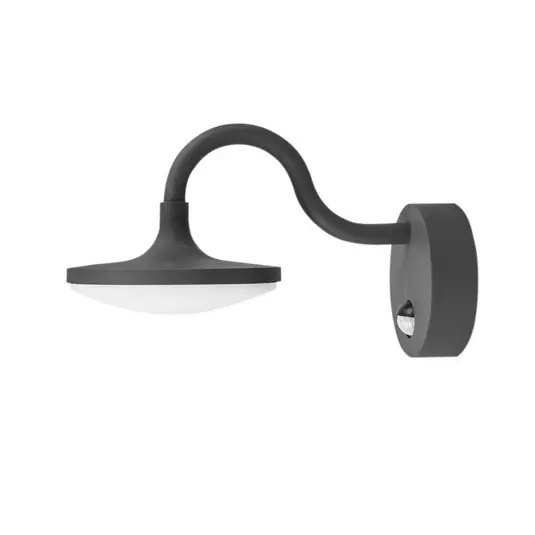 Finny Außenwandleuchte Dark Grey/White - Lucande Neu