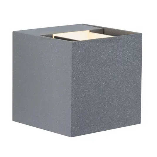 Zertifiziert Cybo Außenwandleuchte 8x8 cm Grau 2.700 K - Paulmann