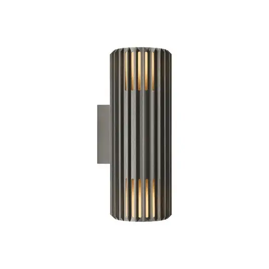 Aludra Double Außenwandlampe Seaside Anthracite 2-flg. Abverkauf