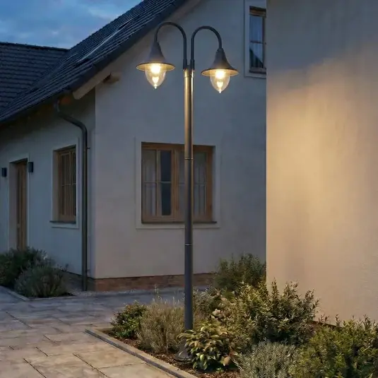 Bestpreis Madea Außen Gartenleuchte Graphite - Lindby