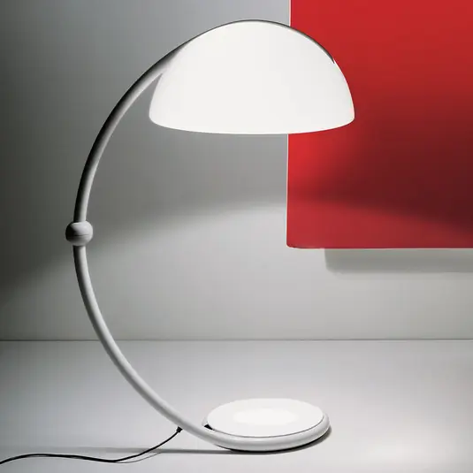 Ausverkauf Serpente Stehleuchte Weiß - Martinelli Luce