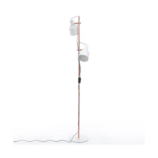 Haldar Stehleuchte Weiß/Copper - Paulmann Knallerangebot