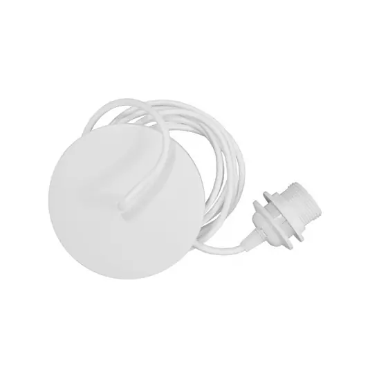 Nur Heute Rosette Aufhängungs-Kit E27 White - UMAGE